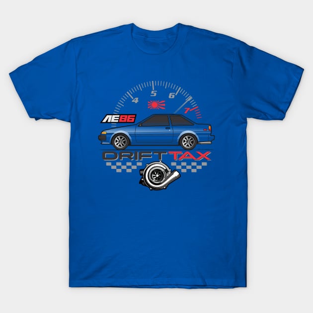 ae86-Drift Tax Multi-Color T-Shirt by JRCustoms44